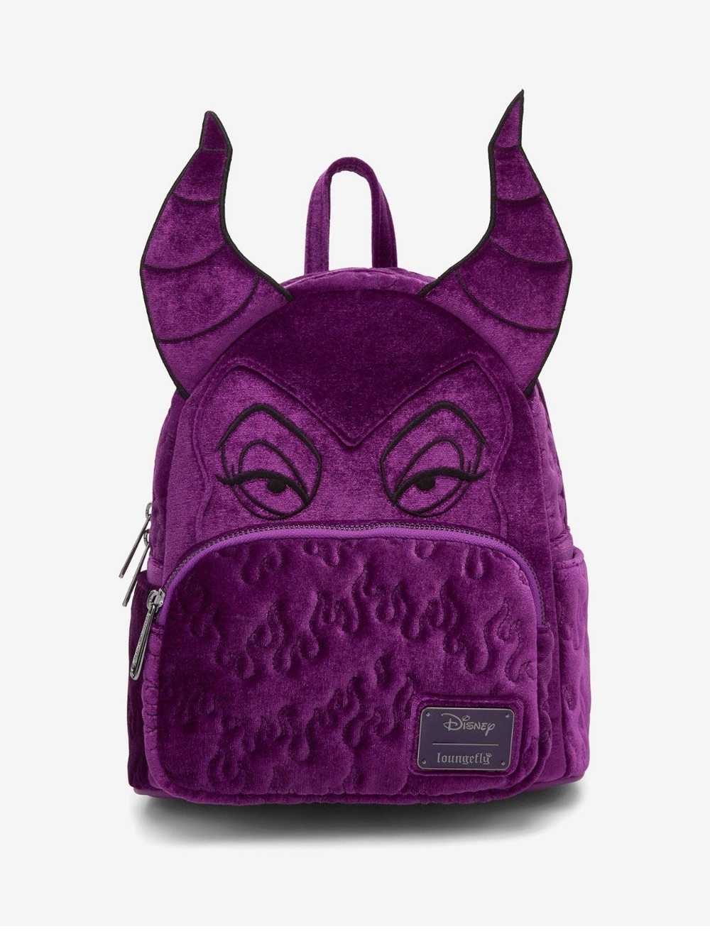 Disney x Loungefly Maleficent Exclusive Velvet Mini Backpack - Purple BNWT